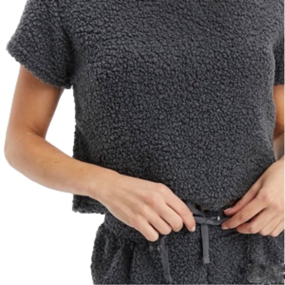 NWT Brave Soul Teddy Lounge Pajama Short Set - XS - Picture 4 of 7